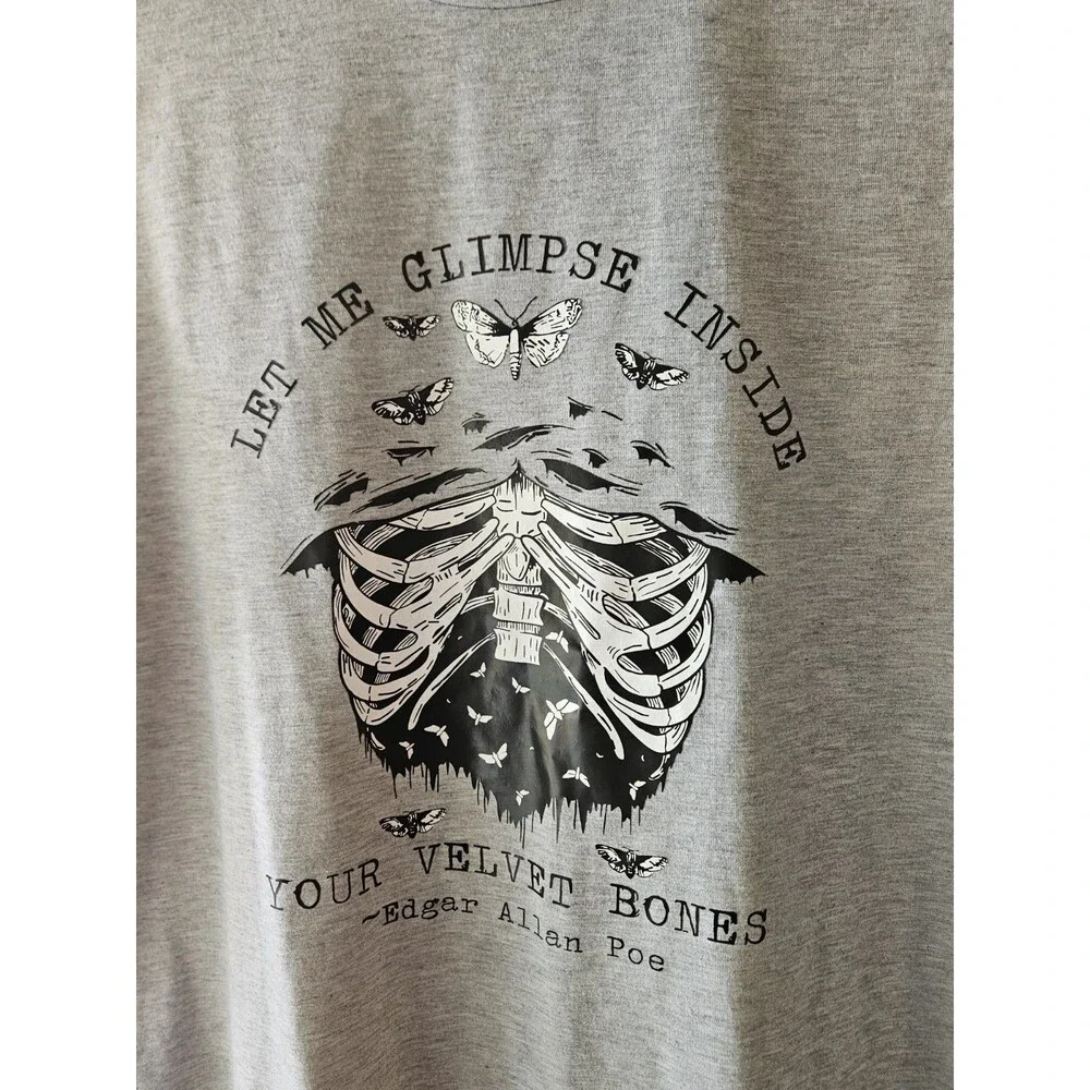 Edgar Allen Poe‎ Sleeveless Large Shirt